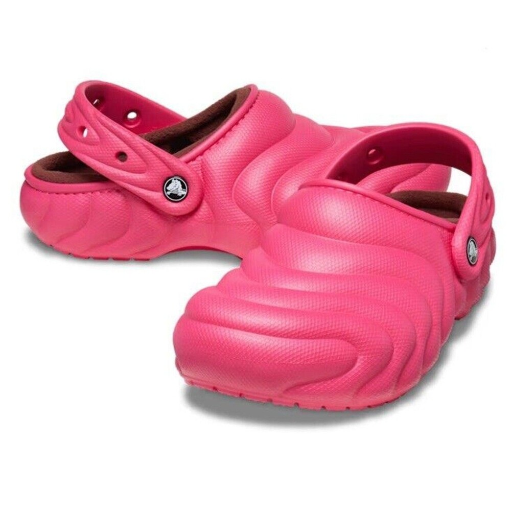 CROCS Classic Lined Overpuff Clog Slip On  Dragonfruit Pink 210059 UNISEX M7/W9